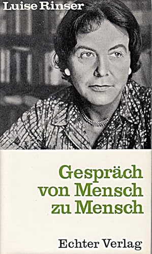 Bild des Verkufers fr Luise Rinser: Gesprch von Mensch zu Mensch zum Verkauf von Die Buchgeister