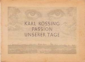 Seller image for Passion unserer Tage. Vierundzwanzig Holzschnitte for sale by Die Buchgeister