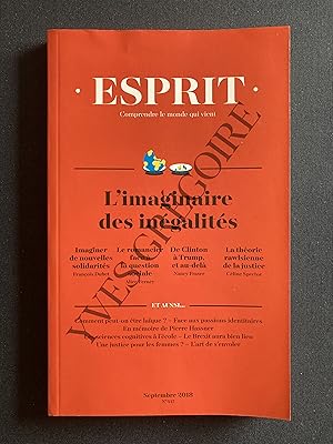 ESPRIT-N°447-SEPTEMBRE 2018-L'IMAGINAIRE DES INEGALITES