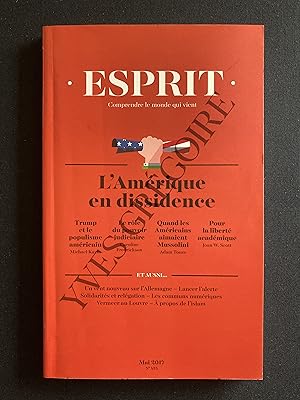 ESPRIT-N°434-MAI 2017-L'AMERIQUE EN DISSIDENCE