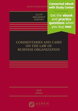 Immagine del venditore per Commentaries and Cases on the Law of Business Organization venduto da GreatBookPricesUK