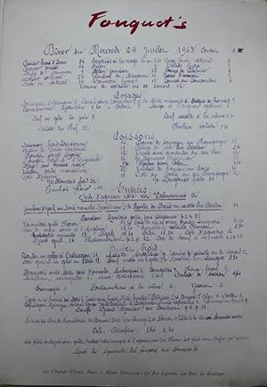 Fouquet's. Champs-ElysÃ es, Paris. Designed by Georges Redon.