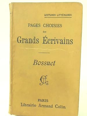 Bild des Verkufers fr Pages choisies des Grands Ecrivains zum Verkauf von World of Rare Books