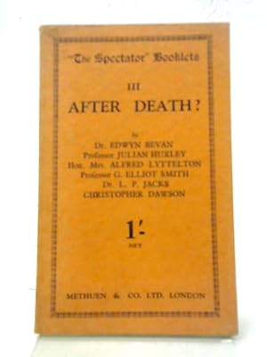 Image du vendeur pour After Death? mis en vente par World of Rare Books