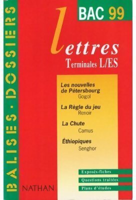 Image du vendeur pour Lettres terminales L/ES 1999 - Lucien Giraudo mis en vente par Book Hmisphres