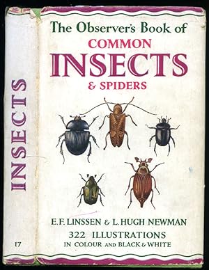 Imagen del vendedor de The Observer's Book of Common Insects and Spiders | Outlining all the British Orders [The Observer Pocket Series No. 17]. a la venta por Little Stour Books PBFA Member