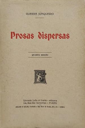 Seller image for PROSAS DISPERSAS. for sale by Livraria Castro e Silva