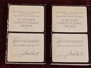 EL RÉGIMEN CONSTITUCIONAL ESPAÑOL :(2 tomos)