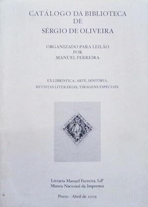 Bild des Verkufers fr CATLOGO DA BIBLIOTECA DE SRGIO DE OLIVEIRA. zum Verkauf von Livraria Castro e Silva