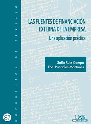 Imagen del vendedor de Las fuentes de financiacin externa en la empresa Una aplicacin prctica a la venta por Imosver