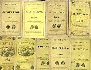 Mrs. Winslow's Receipt Book (9 annual volumes)