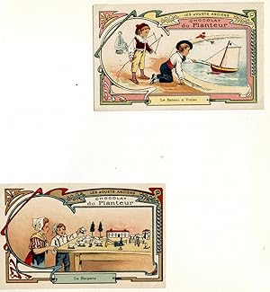 Chromolithograph Chocolat de Planteur Trade Card Album