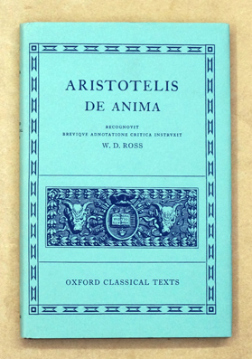 Bild des Verkufers fr Aristotelis De anima. zum Verkauf von antiquariat peter petrej - Bibliopolium AG