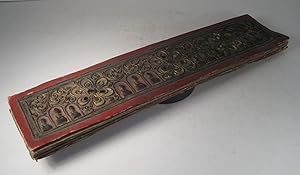 Burmese Manuscript. Illustrated Palm Leaves