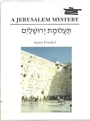 Bild des Verkufers fr A Jerusalem Mystery zum Verkauf von Sabra Books