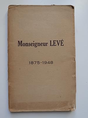 Imagen del vendedor de Monseigneur Lev 1875-1948 a la venta por Librairie Christian Chaboud