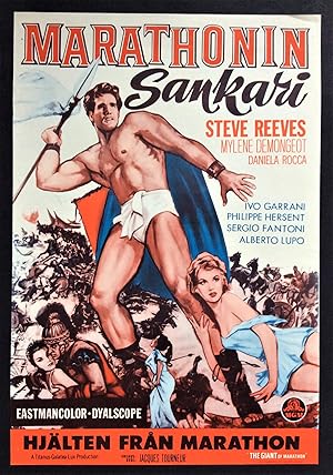 THE GIANT OF MARATHON. A Cinema-Used Vintage Movie Poster, 1960