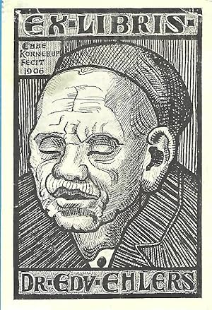 Seller image for Exlibris fr Dr. Edv. Ehlers. Raster. 1906. for sale by Versandantiquariat Alraune