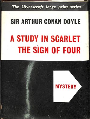 Bild des Verkufers fr Sherlock Holmes. A Study in Scarlet; The Sign of Four. (The ulversoft large print series) zum Verkauf von WeBuyBooks