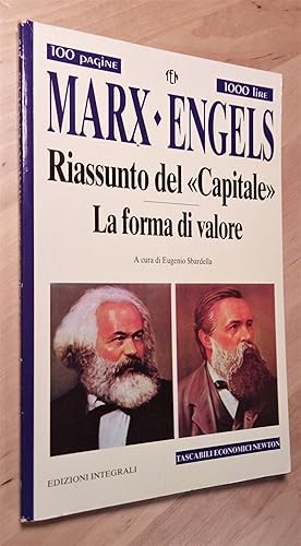 Immagine del venditore per Riassunto del "Capitale". La forma di valore venduto da Llibres Bombeta