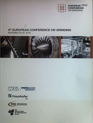 5th European Conference on Grinding : November 29.-30.2016.