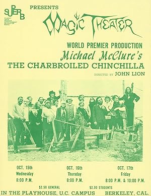 Image du vendeur pour The Charbroiled Chinchilla (world premier production) (poster announcement) mis en vente par Eureka Books