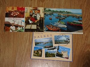 Dalkey Colour Postcards: Bullock Harbour Guinea Pig & Multiview 1970s - 90s