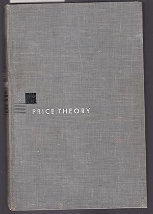Imagen del vendedor de Price Theory a la venta por Laura Books