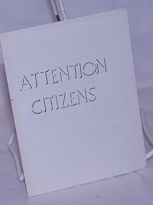 Attention citizens
