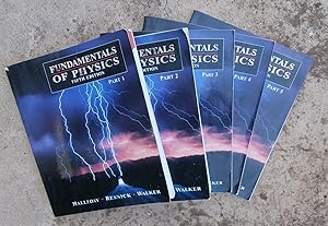 Imagen del vendedor de Fundamentals of Physics - Parts 1 to 5 - Fifth Edition - 5 Book Set a la venta por Laura Books