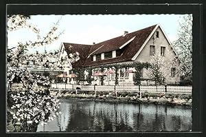 Bild des Verkufers fr Ansichtskarte Steinkirchen ber Stade, Gartenhotel Das Alte Land zum Verkauf von Bartko-Reher