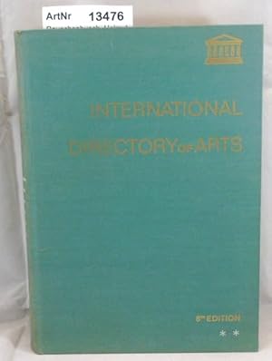 International Directory of Arts / Internationales Kunst-Adressbuch