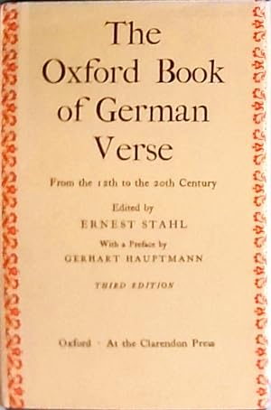 The Oxford Book of German Verse