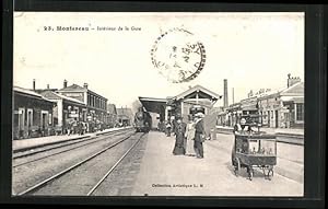 Ansichtskarte Montereau, Intérieur de la Gare, Bahnhof