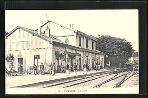 Ansichtskarte Provins, La Gare, Bahnhof