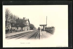 Ansichtskarte Tournan, La Gare, Bahnhof