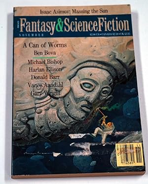 Immagine del venditore per The Magazine of FANTASY AND SCIENCE FICTION (F&SF): November, Nov. 1989 venduto da Preferred Books