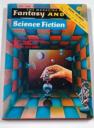 Imagen del vendedor de Magazine of Fantasy and Science Fiction November 1973 (Nov.) a la venta por Preferred Books