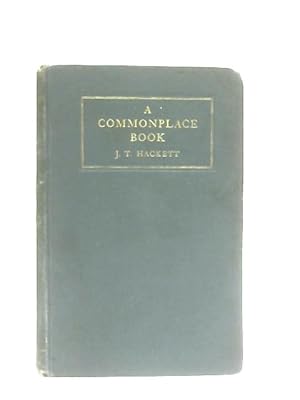 Imagen del vendedor de A Commonplace Book a la venta por World of Rare Books