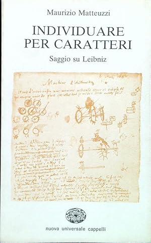 Seller image for Individuare per caratteri. Saggio su Leibniz for sale by Librodifaccia