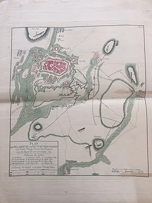 Plan der Belagerung der Festung Schweidnitz von denen Königl. Preussischen Trouppen von 7ten Augu...