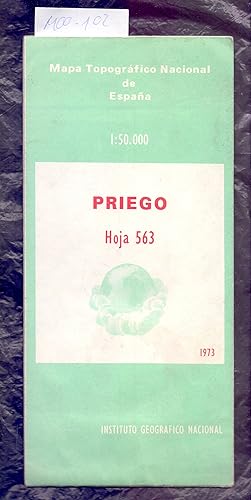 Immagine del venditore per PRIEGO (CUENCA) - MAPA TOPOGRAFICO NACIONAL DE ESPAA, HOJA 563, AO 1973 venduto da Libreria 7 Soles