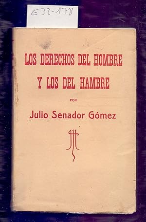 Seller image for LOS DERECHOS DEL HOMBRE Y LOS DEL HAMBRE for sale by Libreria 7 Soles