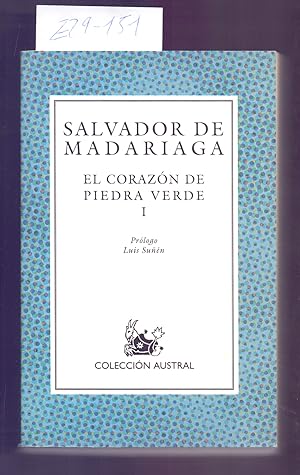 Image du vendeur pour EL CORAZON DE PIEDRA VERDE, I mis en vente par Libreria 7 Soles