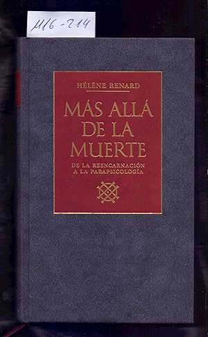 Seller image for MAS ALLA DE LA MUERTE, DE LA REENCARNACION A LA PARAPSICOLOGIA for sale by Libreria 7 Soles