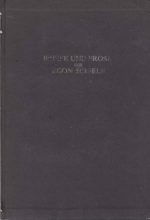 Briefe und Prosa von Egon Schiele.