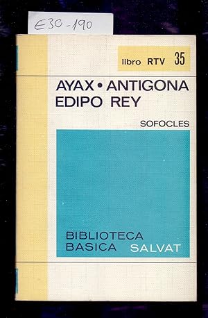 Imagen del vendedor de AYAX - ANTIGONA - EDIPO REY a la venta por Libreria 7 Soles