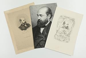 3 printed portraits.
