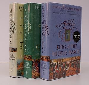 Seller image for The Seeing Stone [with] At the Crossing-Places [with] King of the Middle-March. THE 'ARTHUR' TRILOGY COMPLETE for sale by Island Books