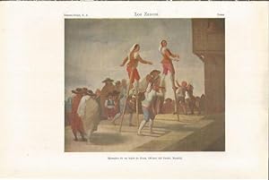 Seller image for LAMINA ESPASA 36960: Los Zancos, tapiz de Goya for sale by EL BOLETIN